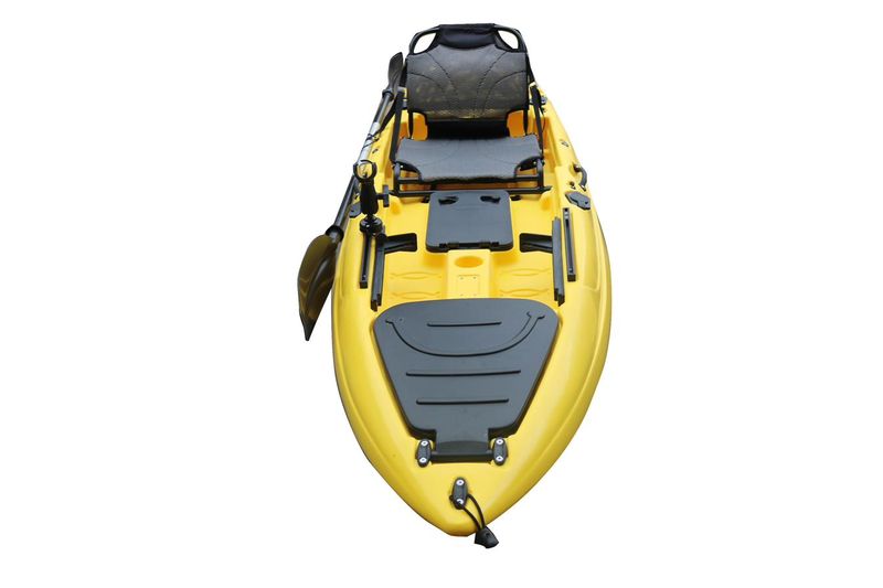 Vicking Codia kayak, front view showing seat and footrest