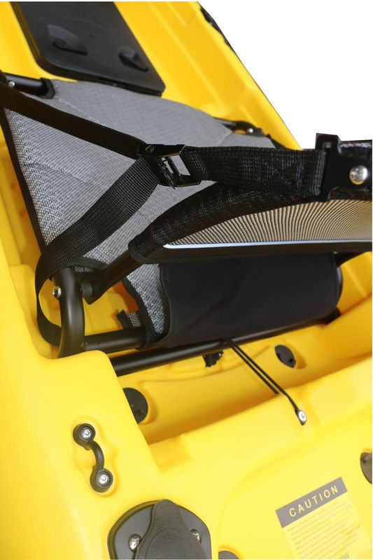 Vicking Codia kayak, seat mounting hardware detail